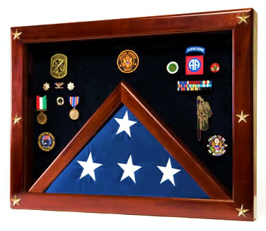freedom shadow box and flag case