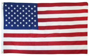 Small American flag cotton US flag for 3X5 shadow box USA flag case indoor outdoor flagpole MADE IN America